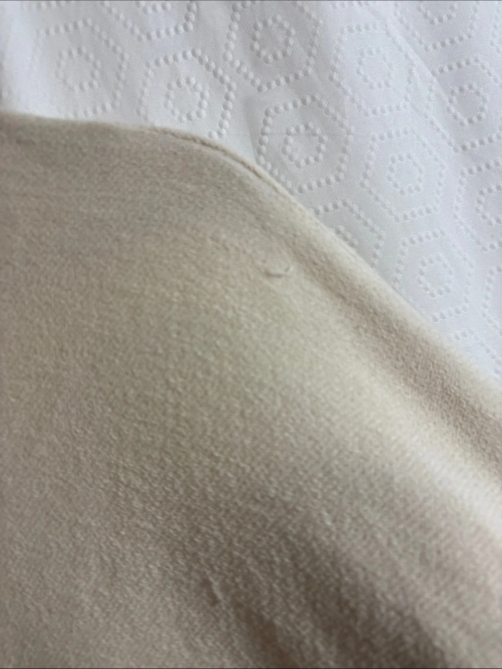 Mate the Label crop hoodie cream organic cotton